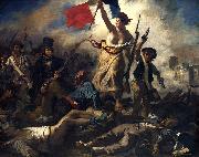 Eugene Delacroix Liberty Leading the People oil on canvas